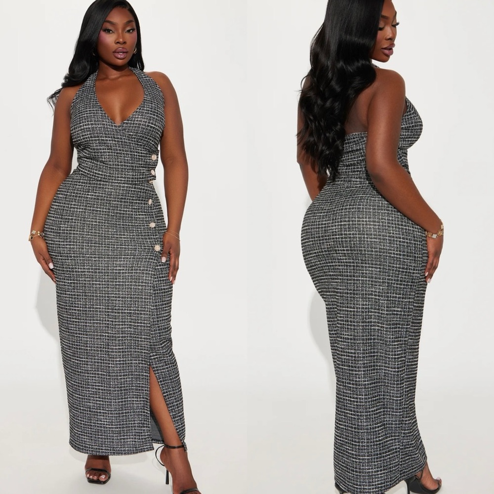 Elegant Black and White Women's Set